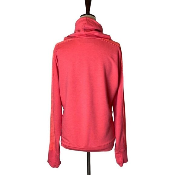 Under Armour Pink Loose Fit Drawstring Mock‎ Neck Pullover Sweatshirt S - Picture 2 of 8